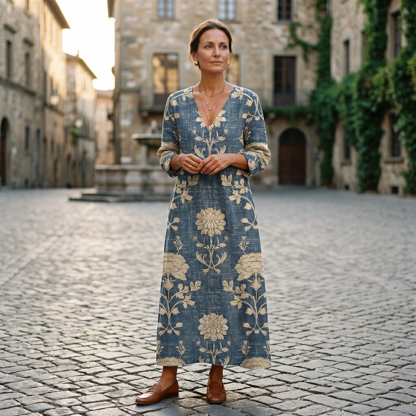 Ava - Bohemian Floral Summer Dress