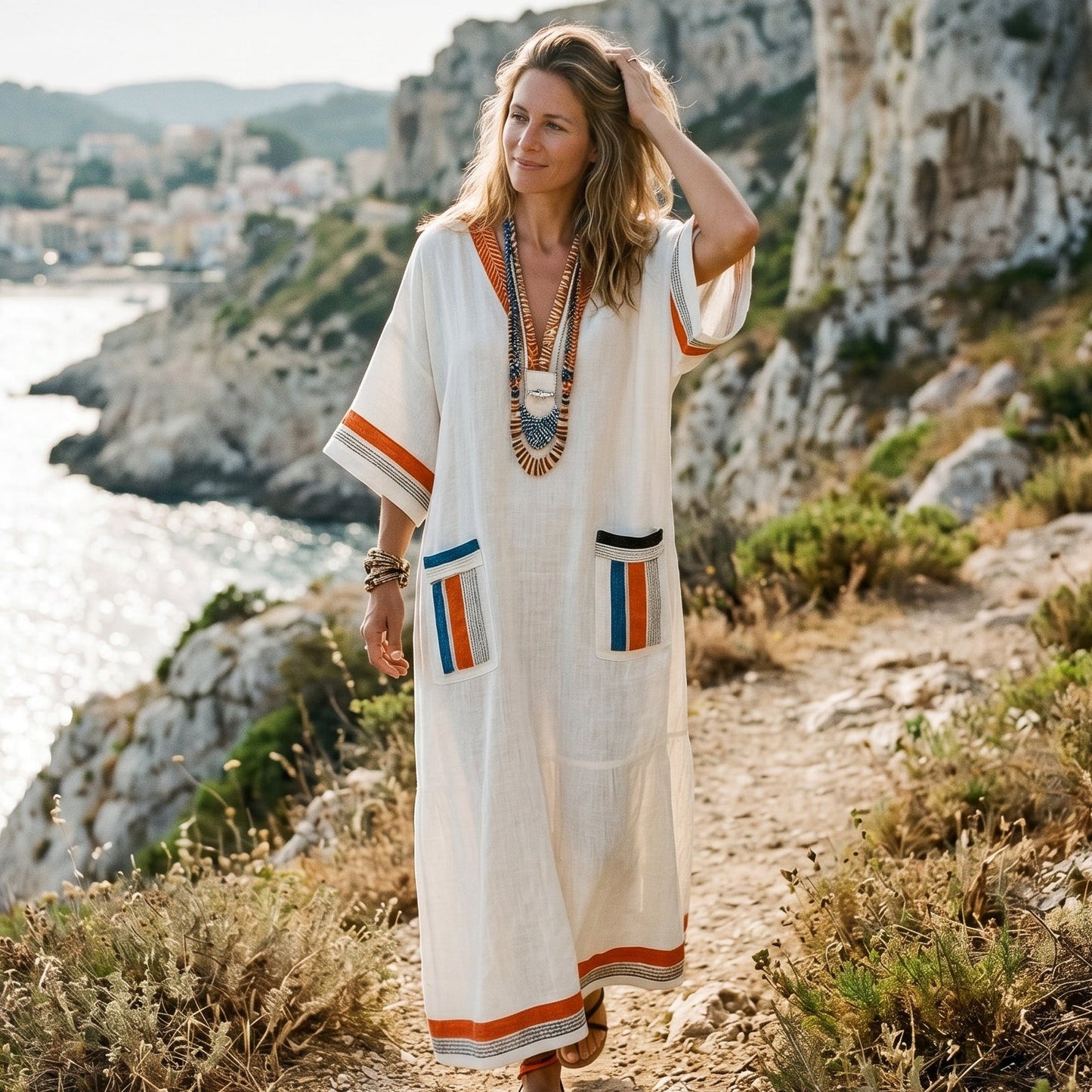 Mia - Airy Elegant Plus Size Summer Dress