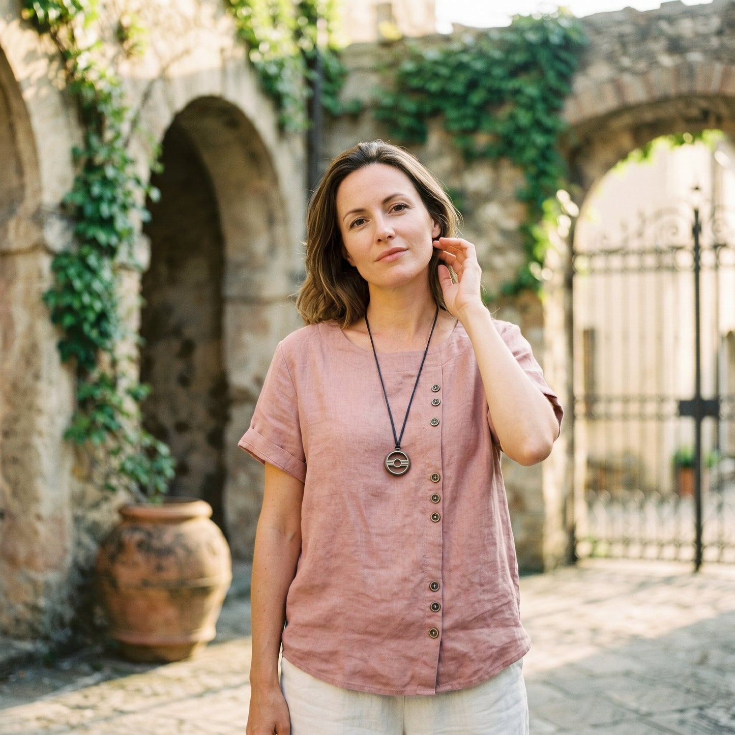 Leila - Casual Relaxed Tunic Top for Women