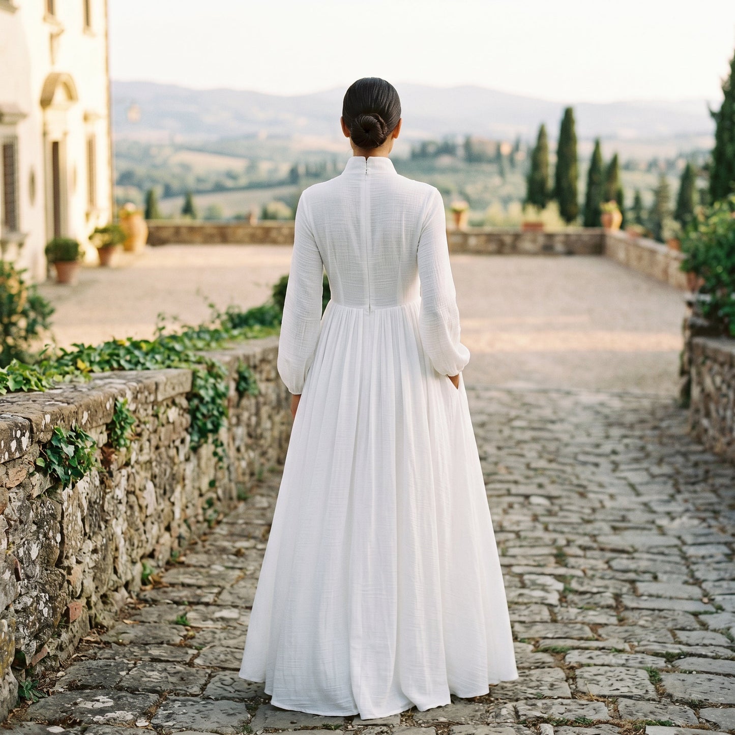 Amanda - Chic Long Sleeve Maxi Dress for Women