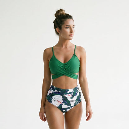 Alice - High Waisted Slim Bikini Set for Women