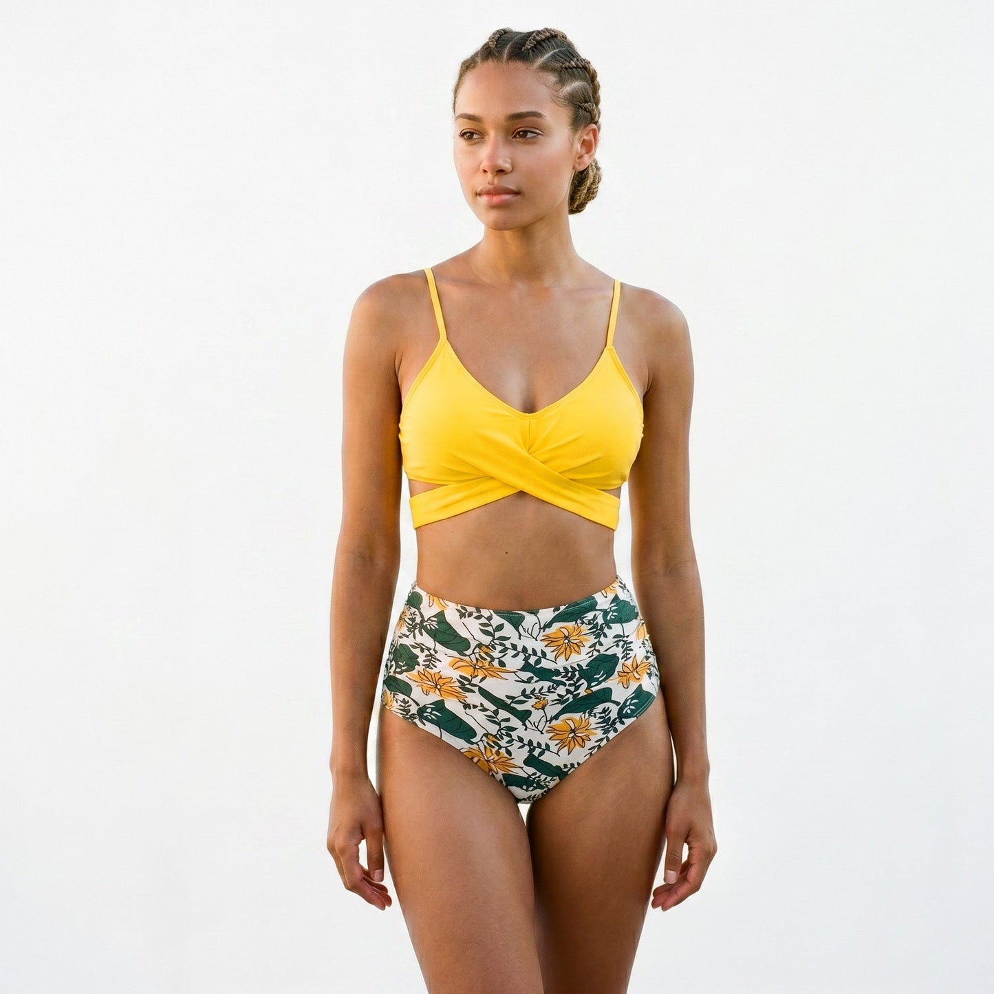 Alice - High Waisted Slim Bikini Set for Women