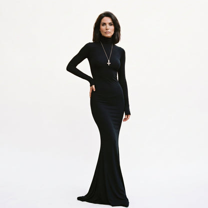 Alyssa - Elegant Long Sleeve Maxi Dress for Women
