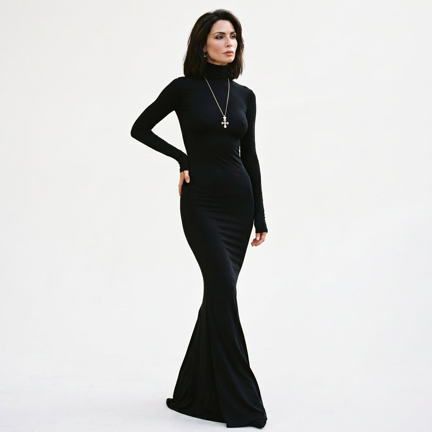 Alyssa - Elegant Long Sleeve Maxi Dress for Women
