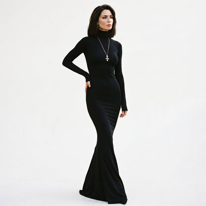 Alyssa - Elegant Long Sleeve Maxi Dress for Women