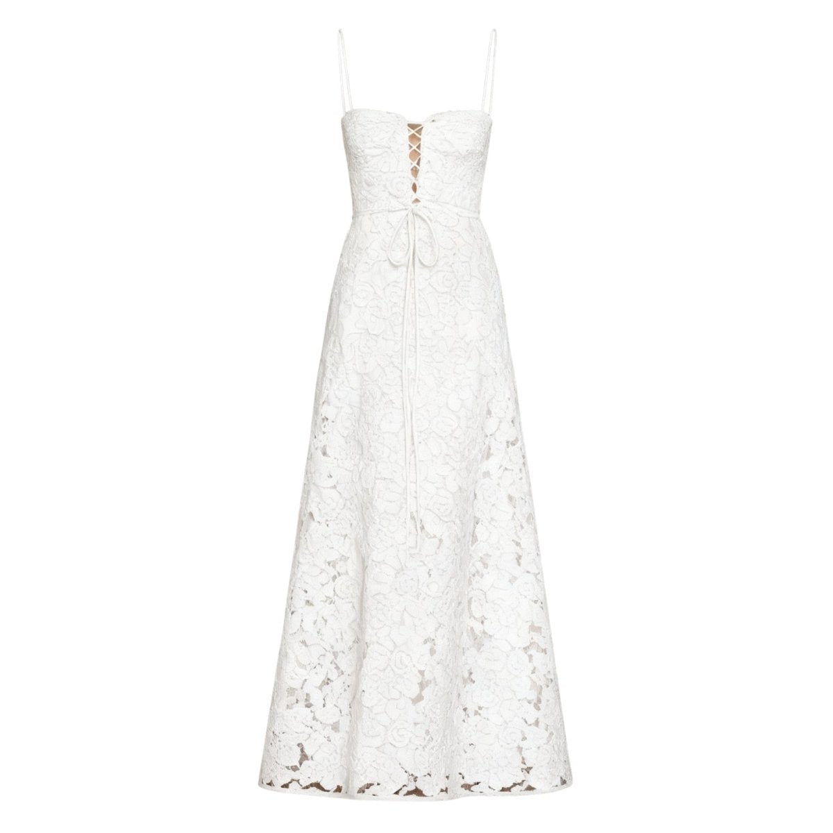 Amara - Elegant Floral Jacquard Gown for Weddings