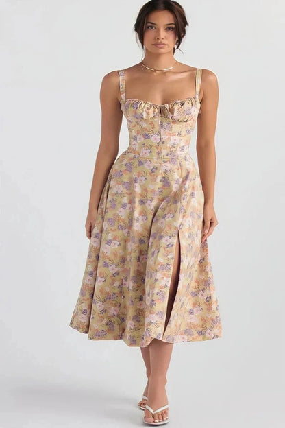 Amara - Elegant Floral Summer Dress