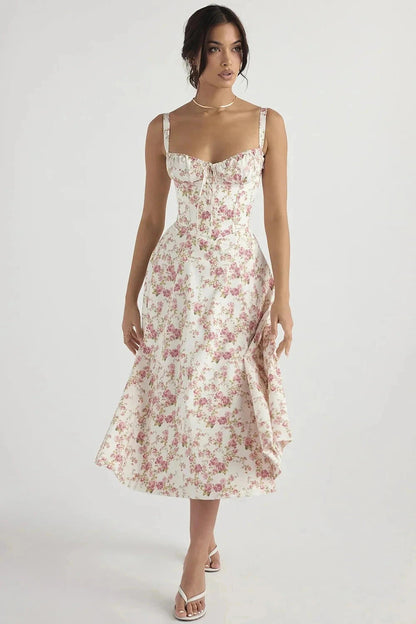 Amara - Elegant Floral Summer Dress
