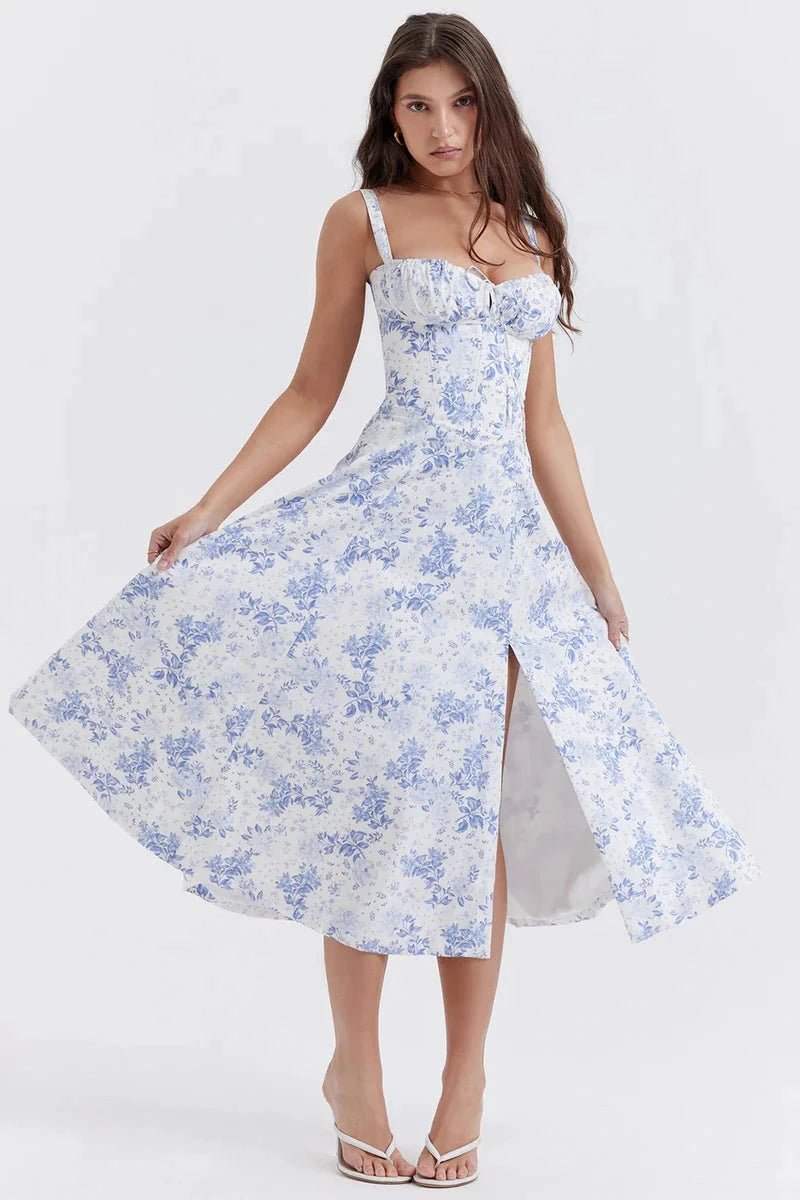 Amara - Elegant Floral Summer Dress