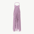 Amara - Elegant White Maxi Dress with Open Back