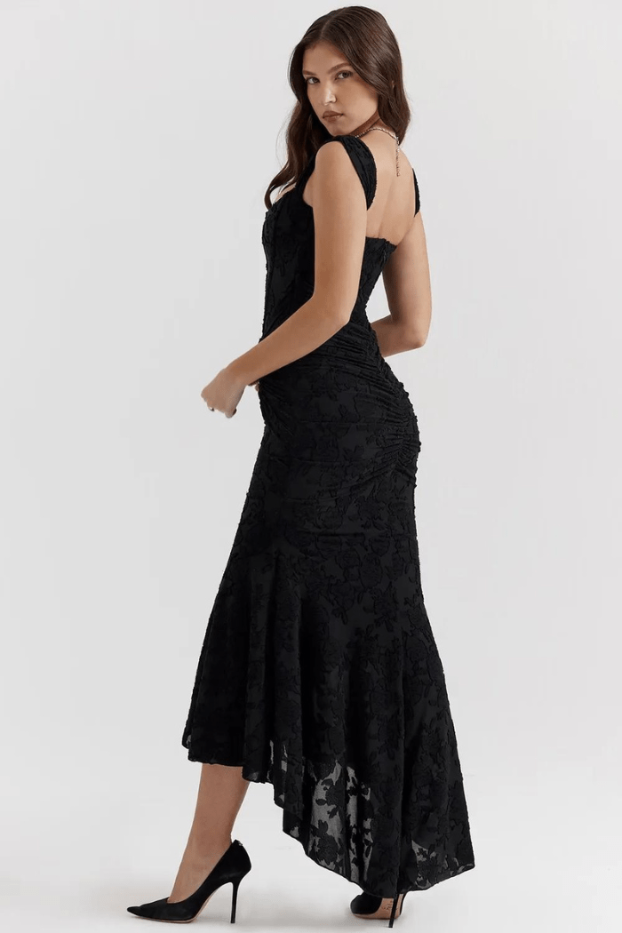 Arabella - Floral Long Sleeve Maxi Dress for Women