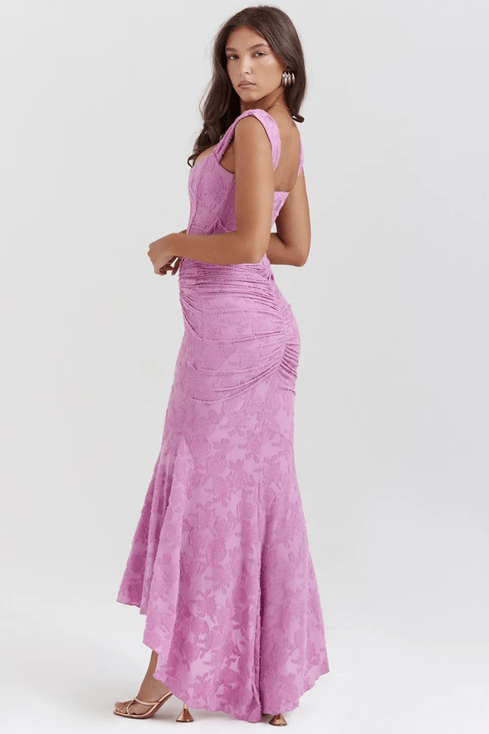 Arabella - Floral Long Sleeve Maxi Dress for Women