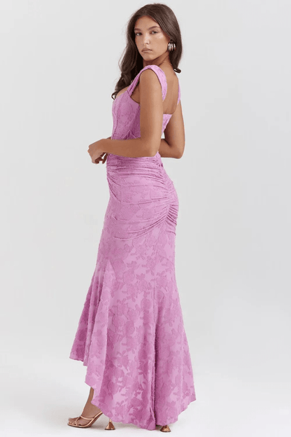 Arabella - Floral Long Sleeve Maxi Dress for Women