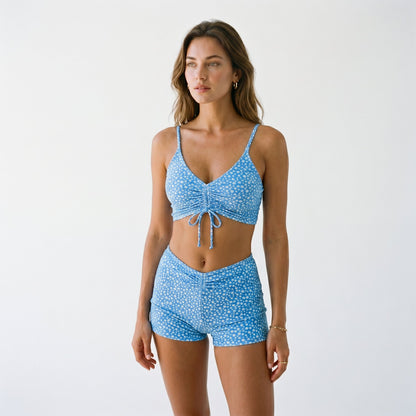 Ashlyn - Floral High Waist Bikini Swimsuit