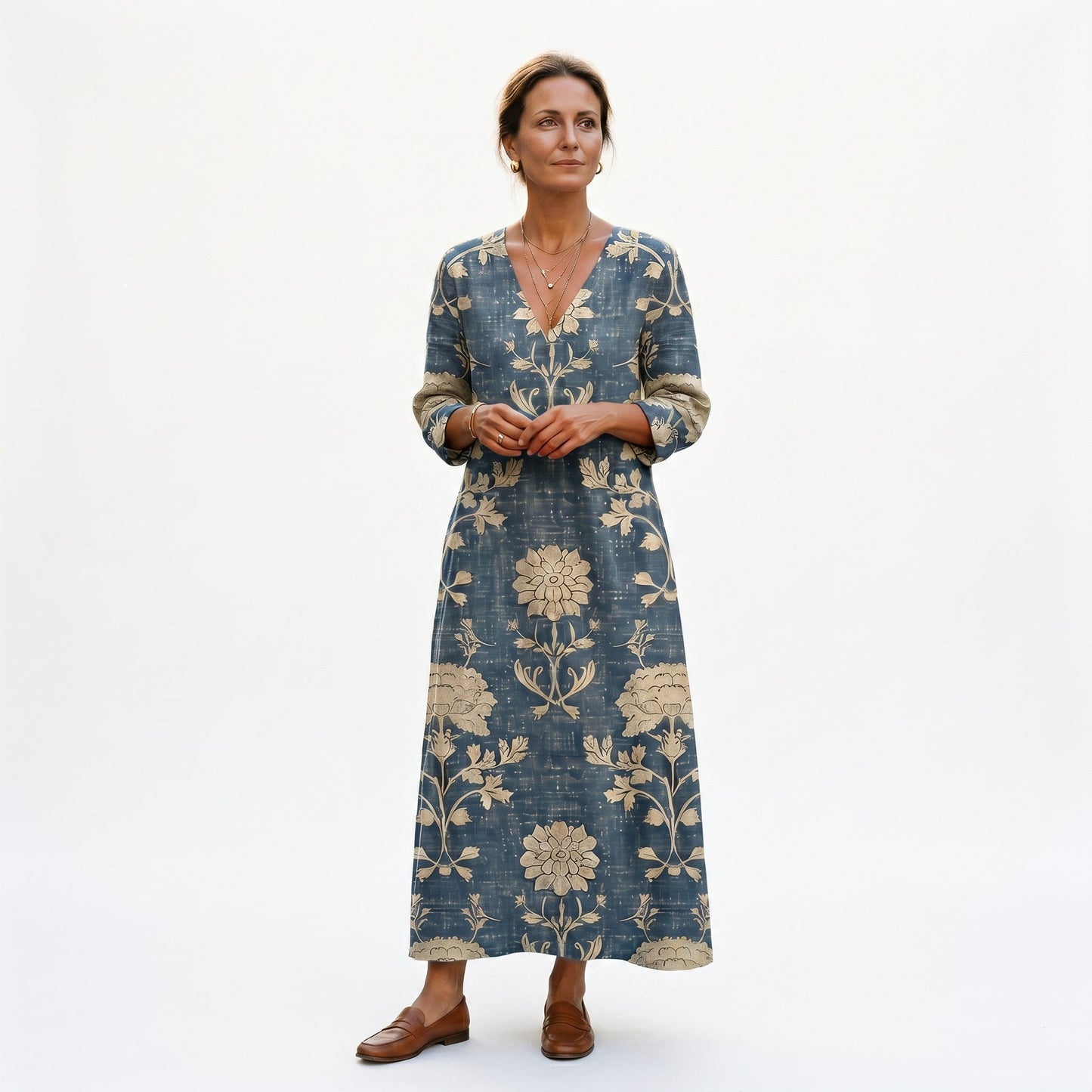 Ava - Bohemian Floral Summer Dress