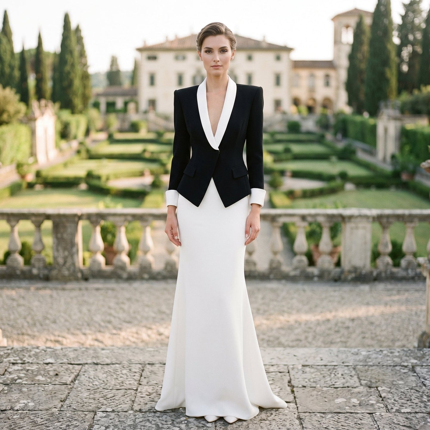 Elizabeth - Elegant Black Formal Women's Dress Suit