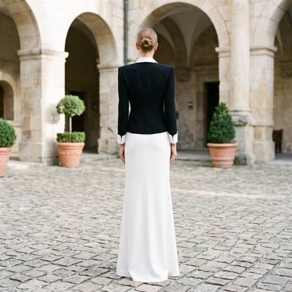 Elizabeth - Elegant Black Formal Women's Dress Suit