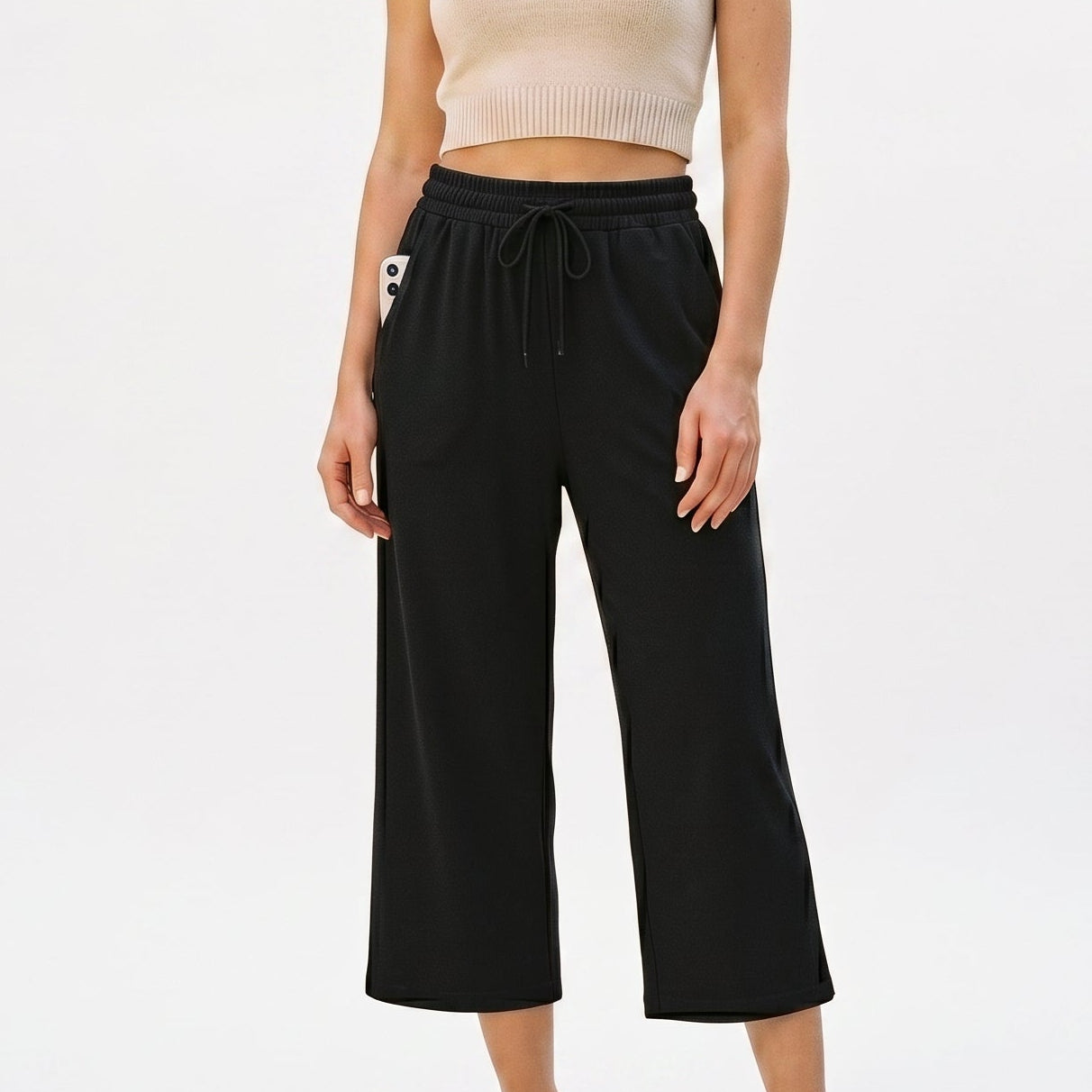 Emma - Comfortable Loose Capri Yoga Pants