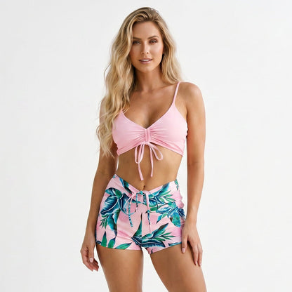 Esmeralda - Stylish High Waisted Bikini Shorts