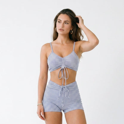 Esmeralda - Stylish High Waisted Bikini Shorts