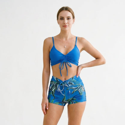 Esmeralda - Stylish High Waisted Bikini Shorts