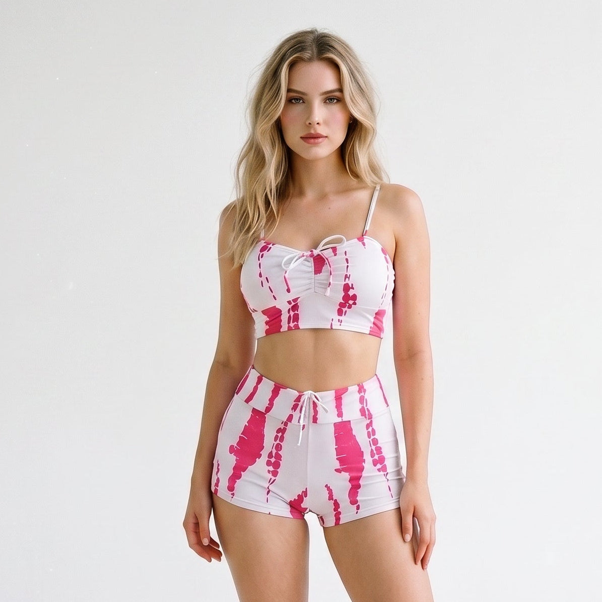 Esmeralda - Stylish High Waisted Bikini Shorts