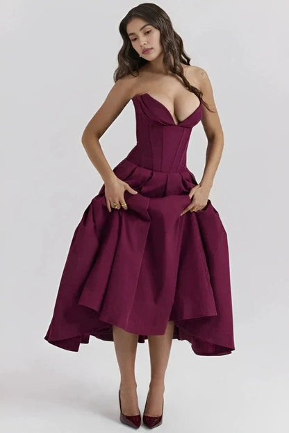 Lydia - Elegant A-Line Evening Dress for Formal Events