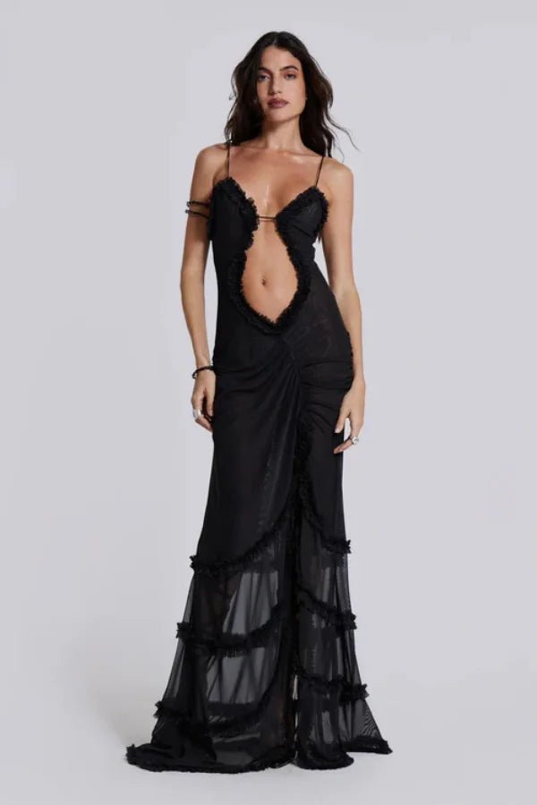 Lydia - Elegant Floral Maxi Dress for Women
