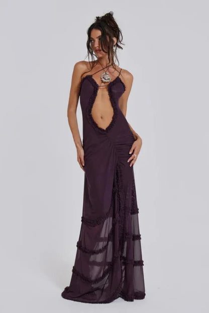 Lydia - Elegant Floral Maxi Dress for Women