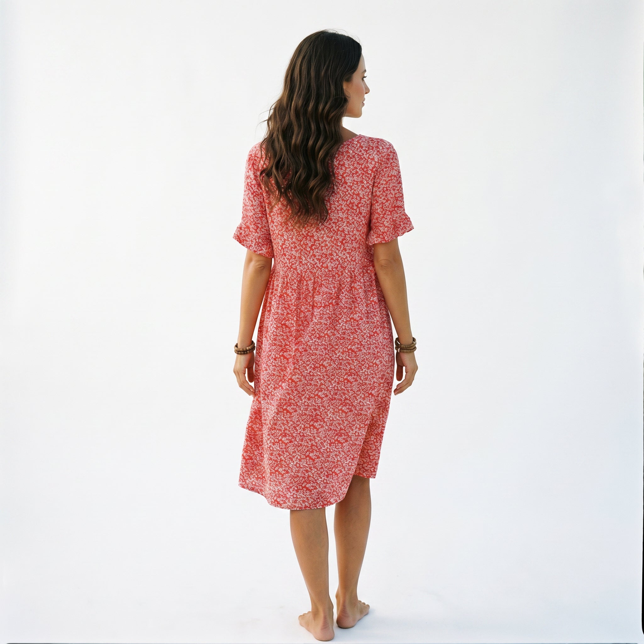 Lumia - Breezy Floral A-Line Women's Summer Mini Dress