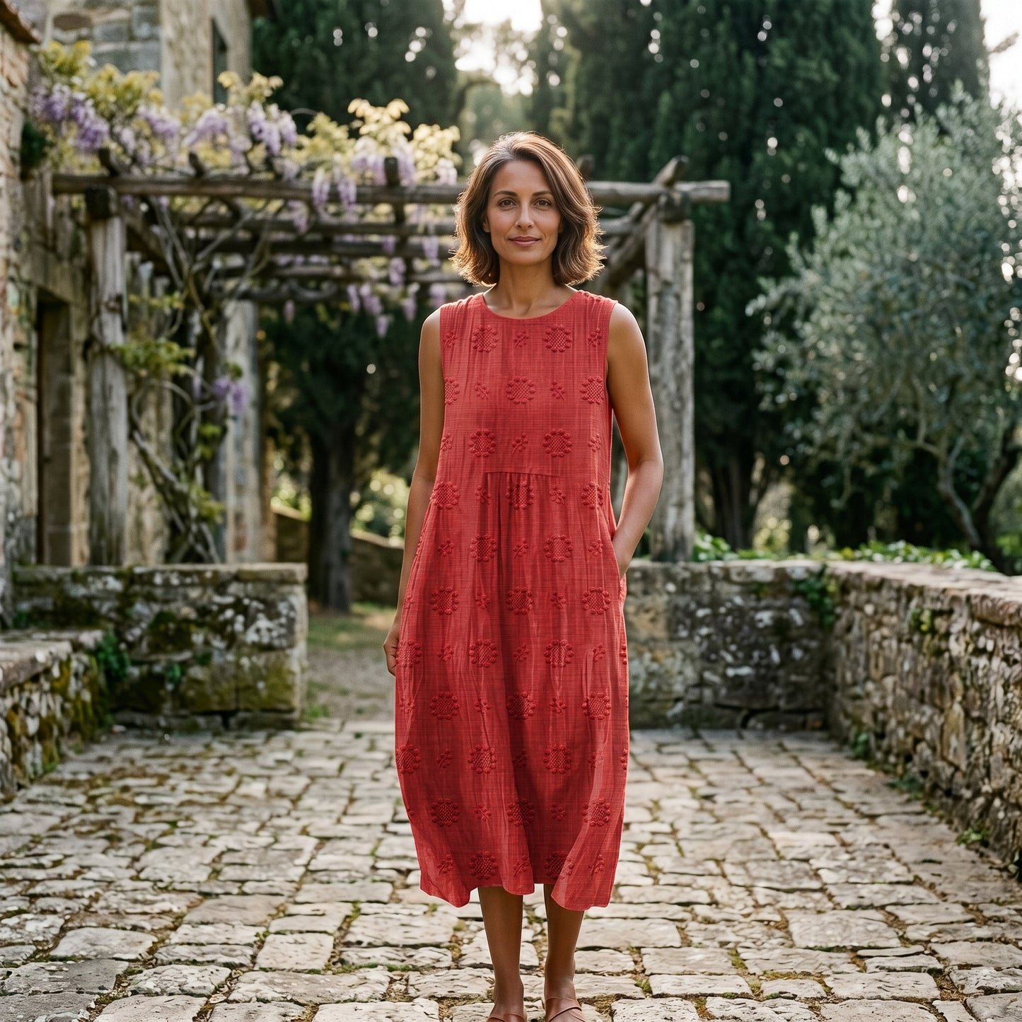 Karol - Elegant Lightweight Midi Dress