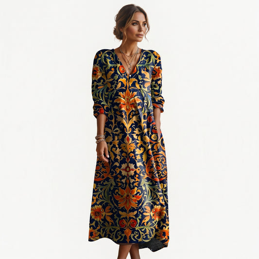 Andrea - Elegant Plus Size Summer Wedding Guest Dress