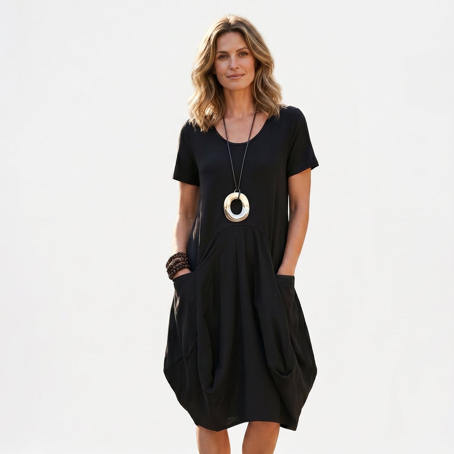 Clara - Stylish Relaxed Summer Dress With Pockets