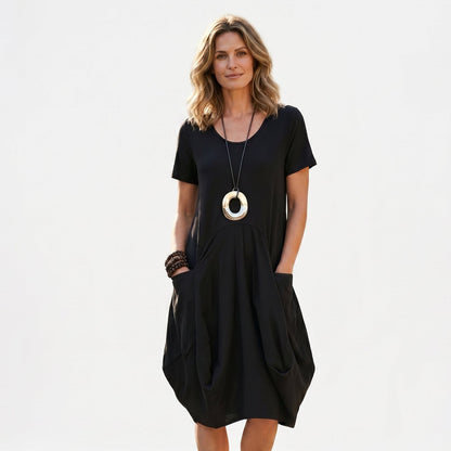 Clara - Stylish Relaxed Summer Dress With Pockets