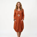 Clara - Stylish Relaxed Summer Dress With Pockets