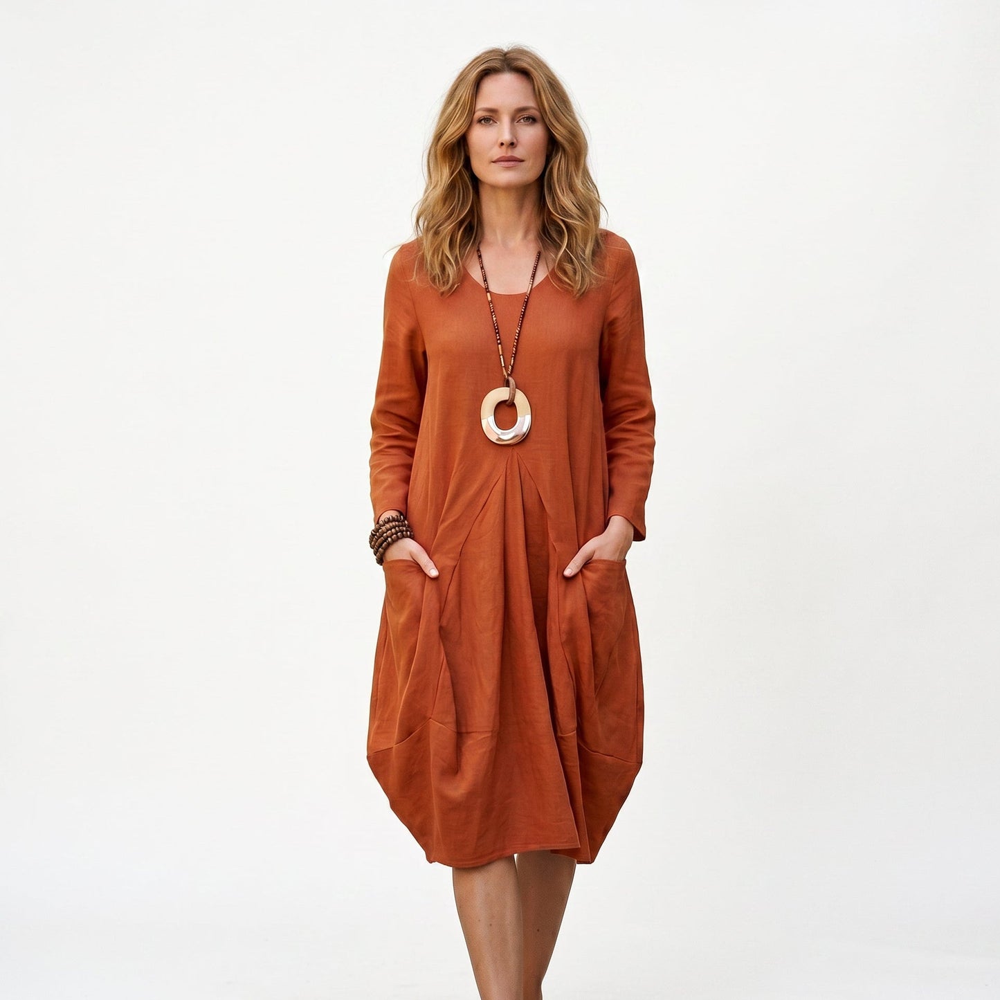 Clara - Stylish Relaxed Summer Dress With Pockets
