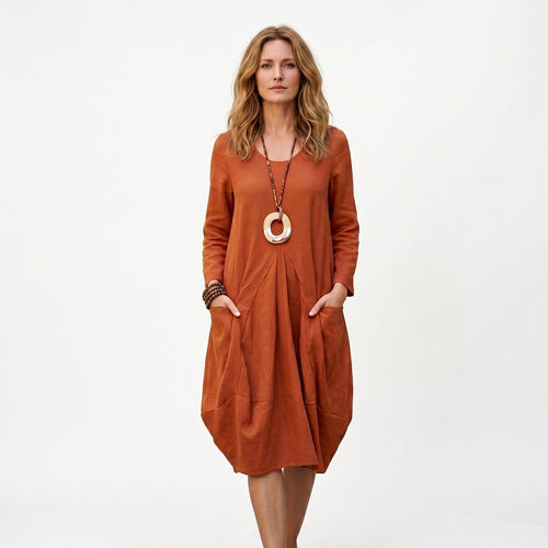 Clara - Stylish Relaxed Summer Dress With Pockets