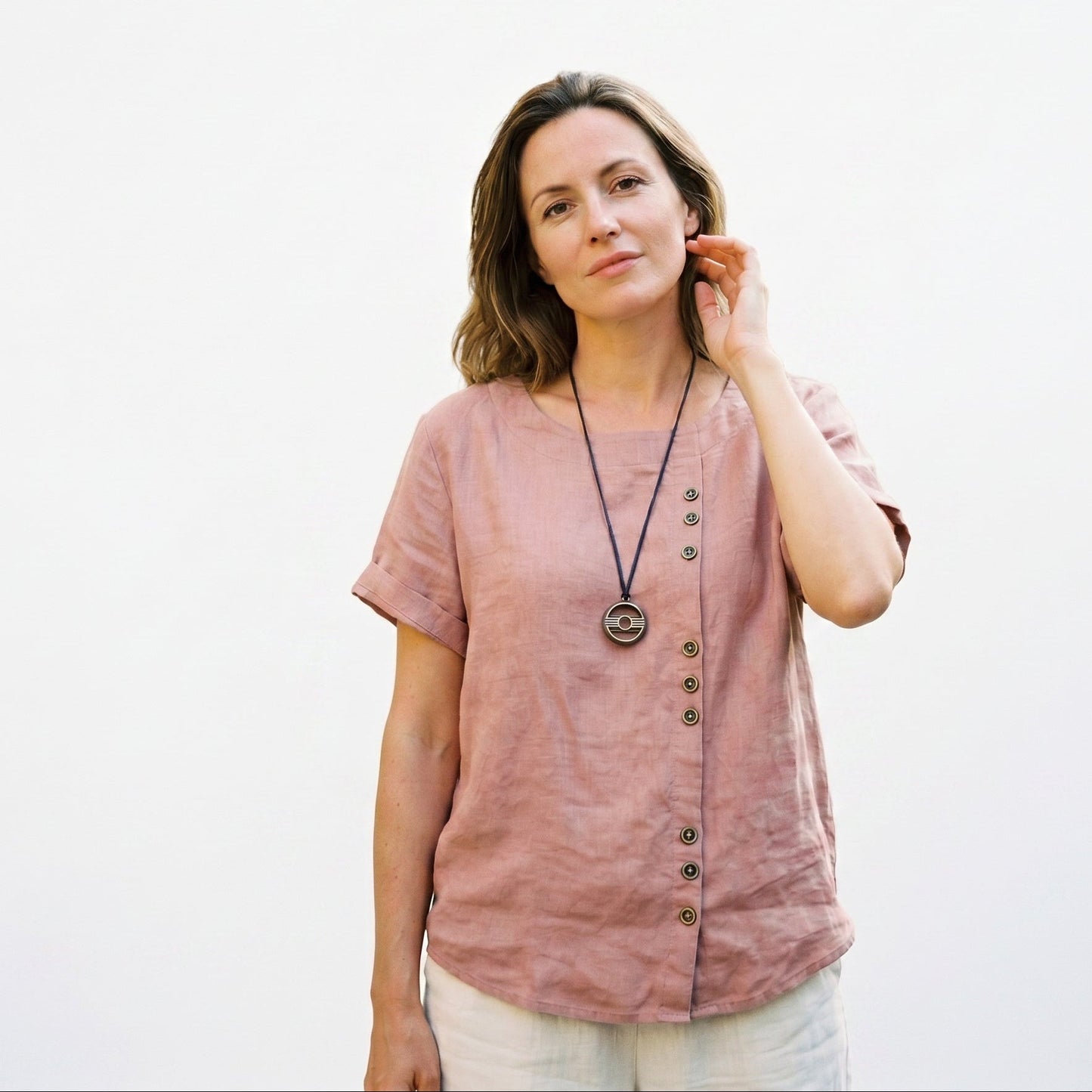 Leila - Casual Relaxed Tunic Top for Women
