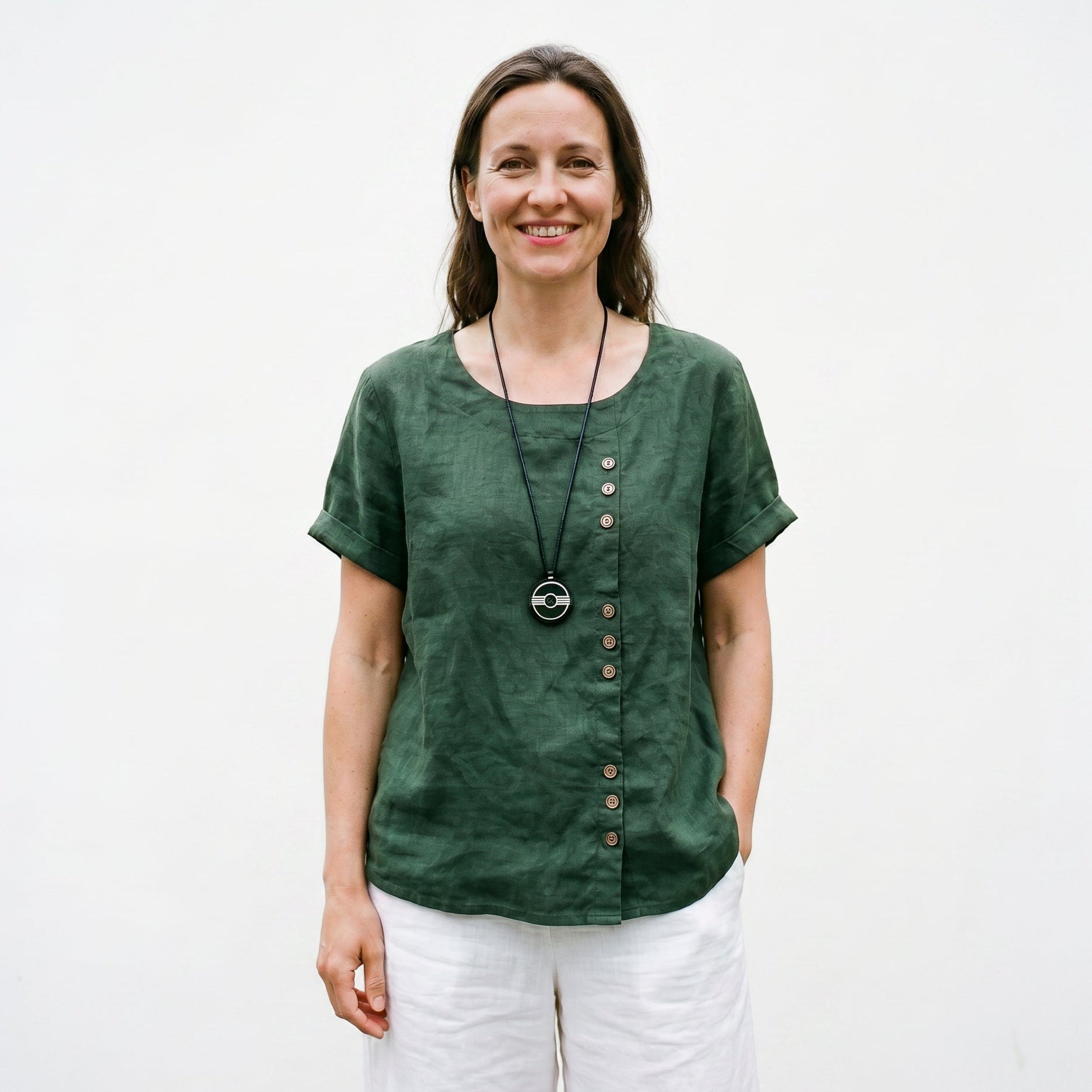 Leila - Casual Relaxed Tunic Top for Women