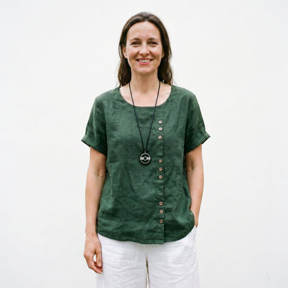 Leila - Casual Relaxed Tunic Top for Women