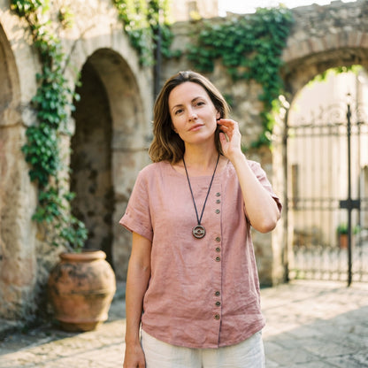 Leila - Casual Relaxed Tunic Top for Women