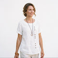 Leila - Casual Relaxed Tunic Top for Women