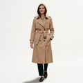 Sophia - Elegant Long Trench Coat for Women