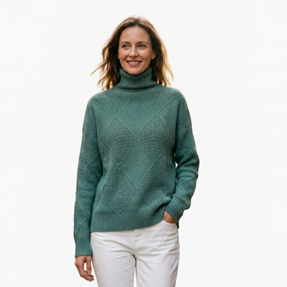 Andrrea - Elegant Cozy Turtleneck Sweater for Women
